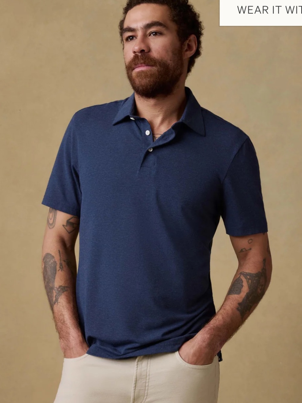 Faherty Short-Sleeve Movement™ Polo - Great Falls‎ Heather
